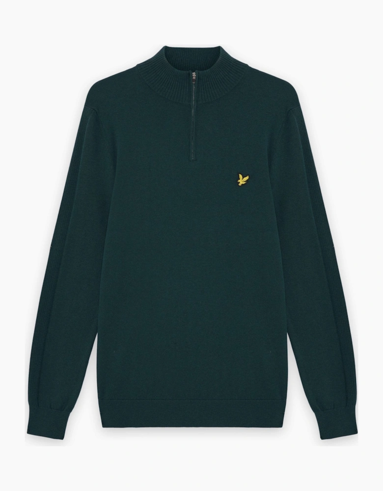 Cotton Blend 1/4 Zip Jumper