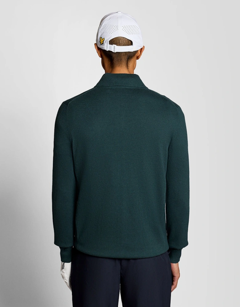 Cotton Blend 1/4 Zip Jumper