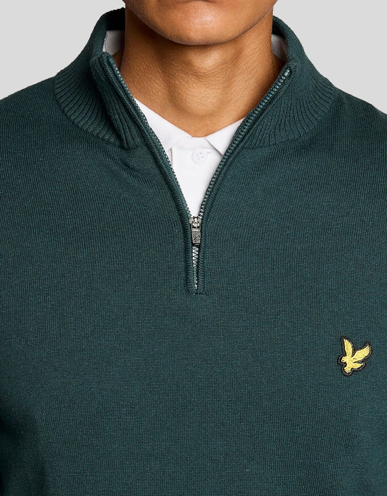 Cotton Blend 1/4 Zip Jumper