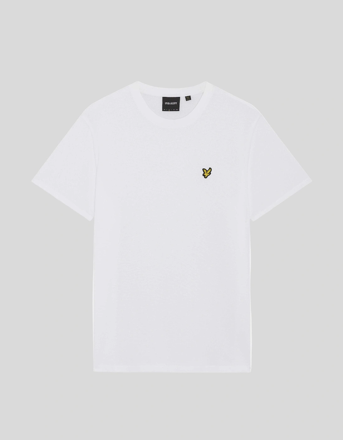Lyle And Scott Men's White Textured Jacquard T-Shirt 42 1XL