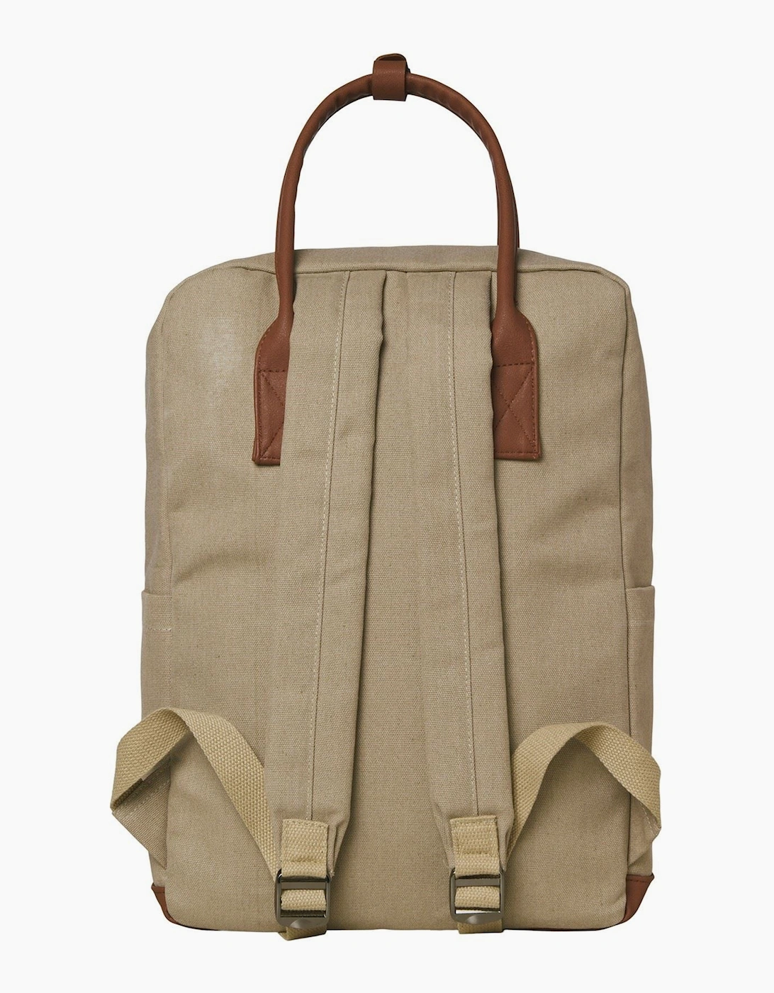 Pascal Cotton Unisex Adults Beige Backpack - One Size