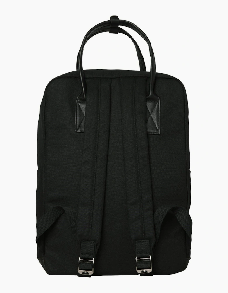 Pascal Cotton Unisex Adults Black Backpack - One Size