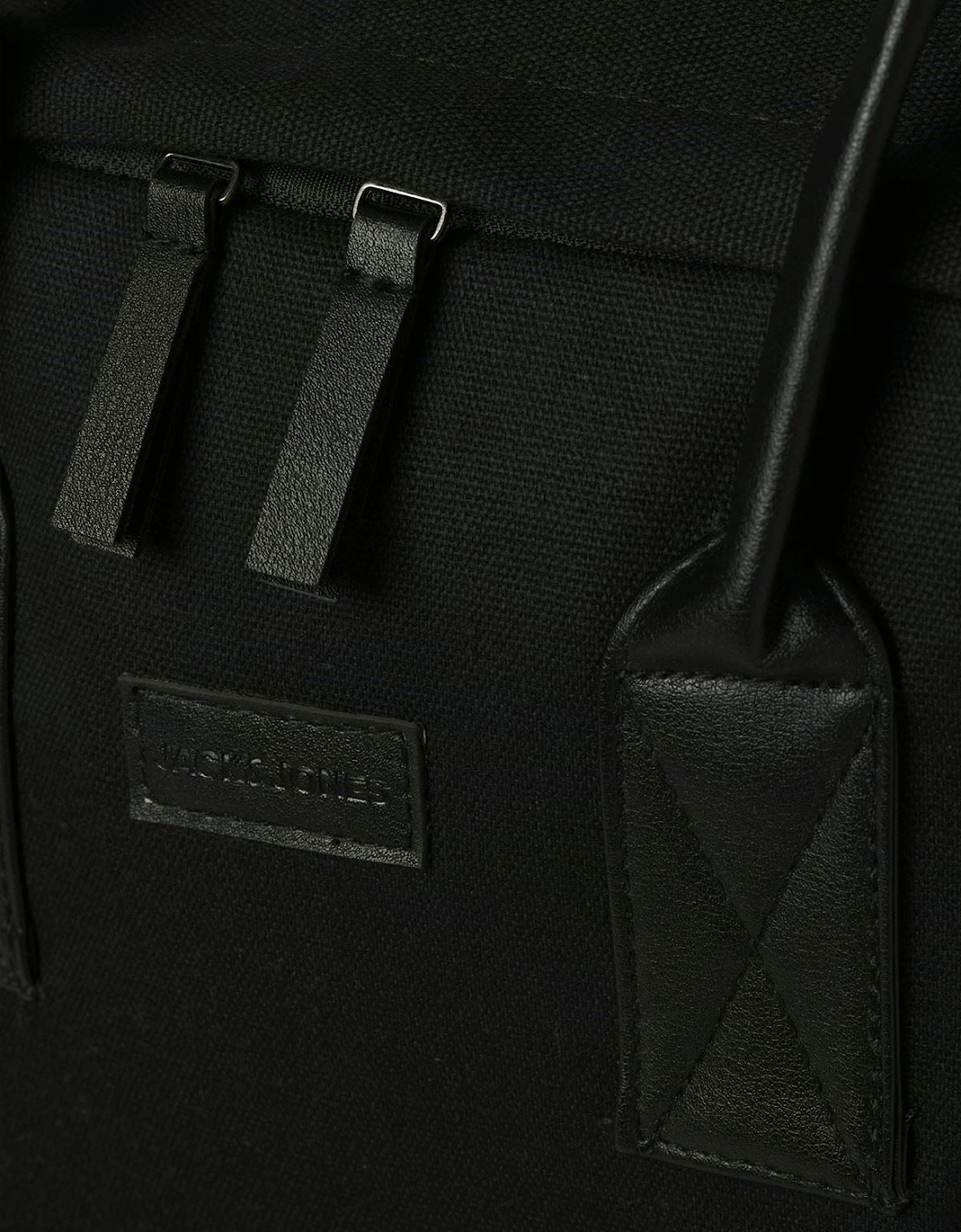 Pascal Cotton Unisex Adults Black Backpack - One Size