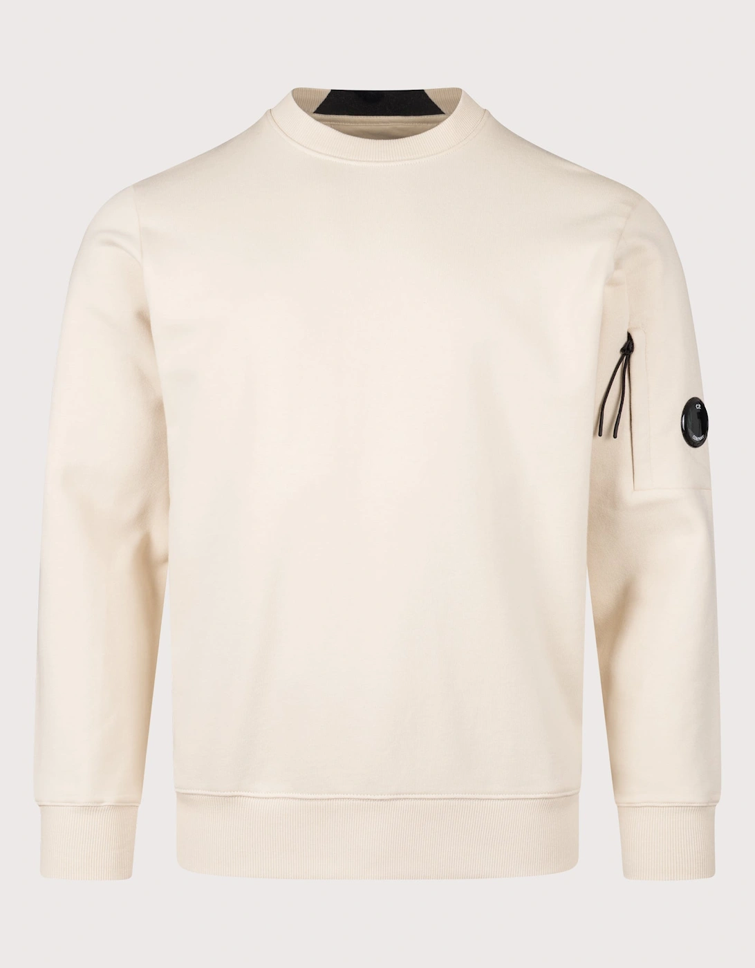 Diagonal Raised Fleece Lens Sweatshirt