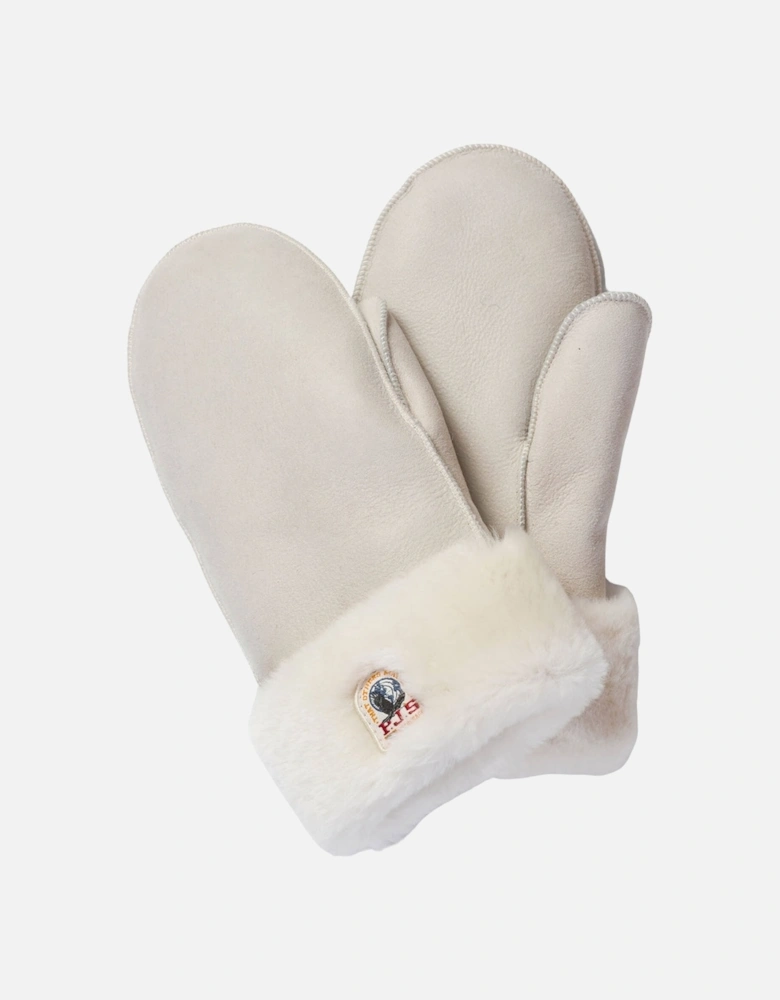 Shearling Mittens Chateau Grey