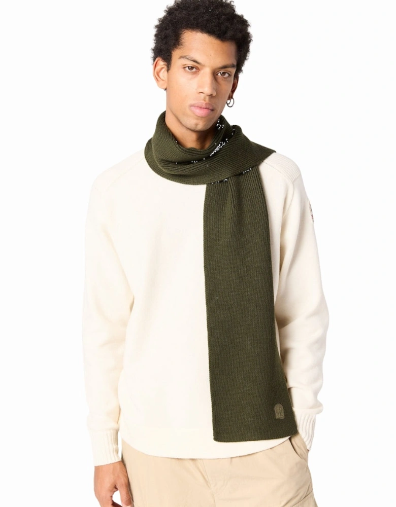 Plain Scarf Deep Moss
