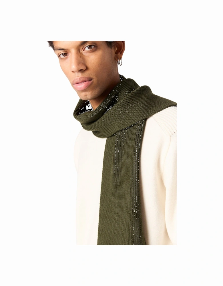 Plain Scarf Deep Moss
