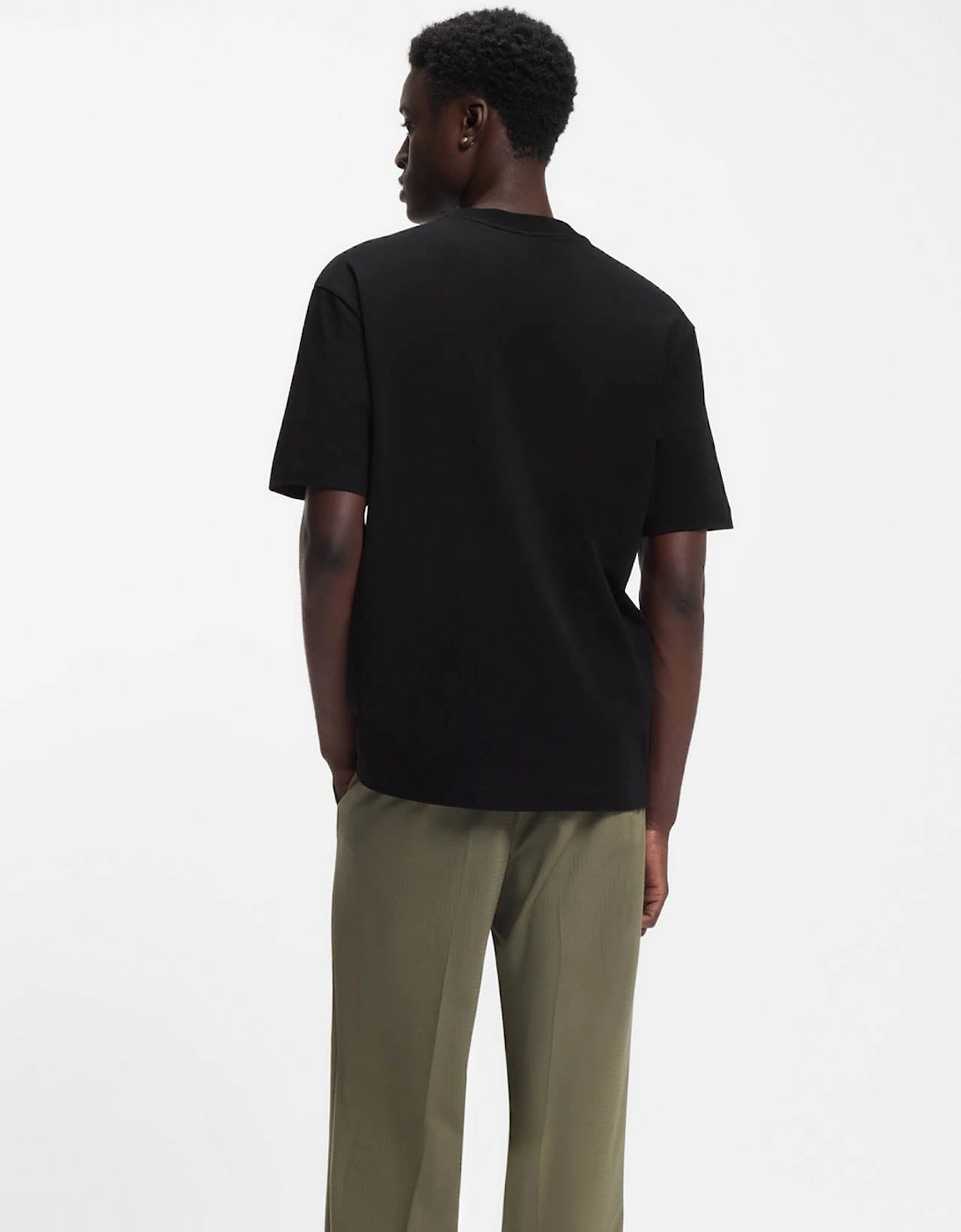 HUGO Doreston Mens Graphic T-Shirt - Black 001