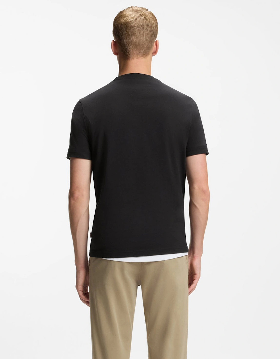 BOSS Orange TePlain Mens T-Shirt - Black 001