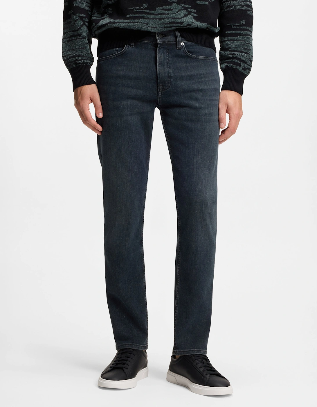 Hugo Boss Men's Navy Boss Orange Remaine Jeans 50555289 - Dark Blue 408 - Size: 34/34
