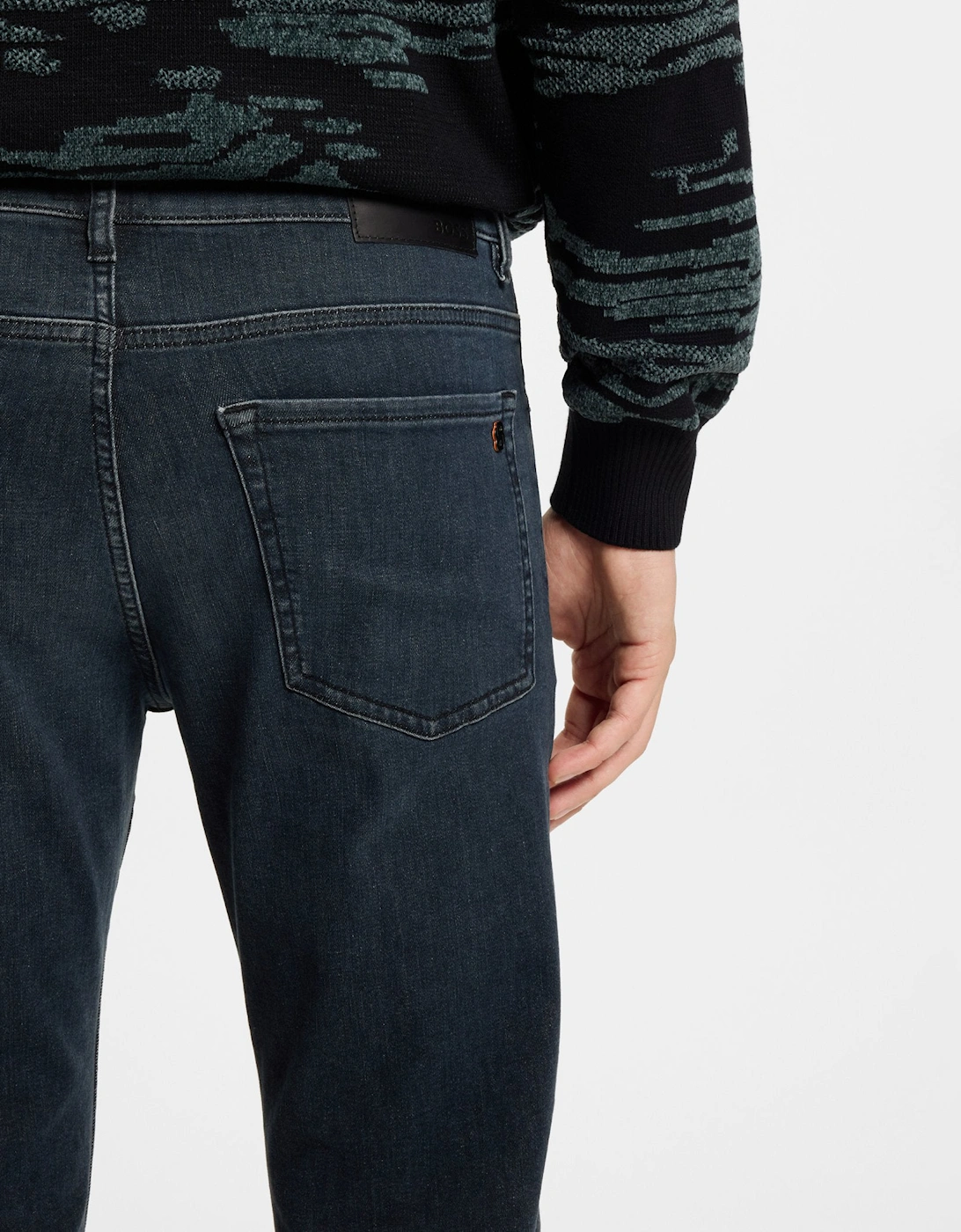 BOSS Orange ReMaine Mens Jeans 50555289 - Dark Blue 408