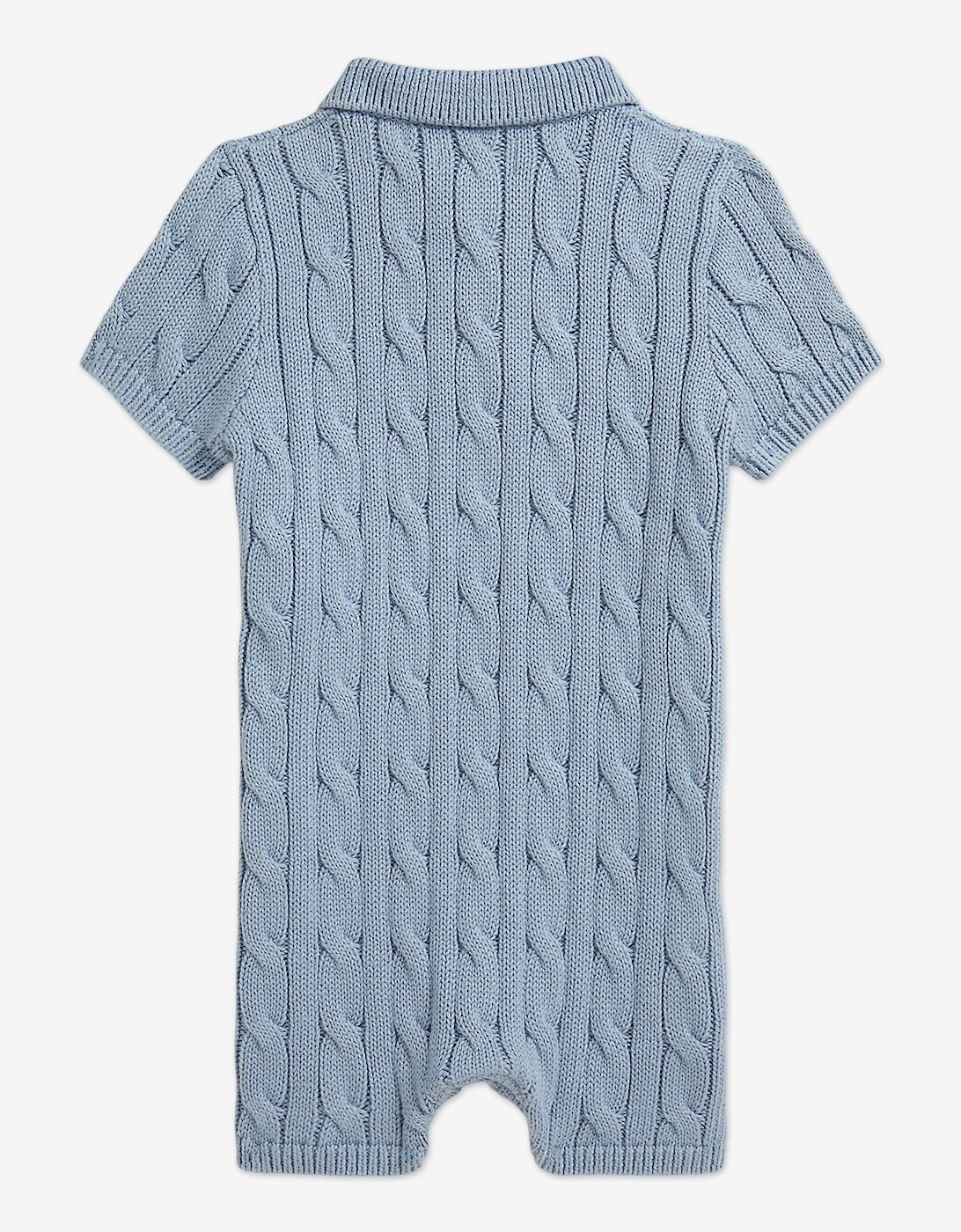 Baby Boys Logo Romper in Blue