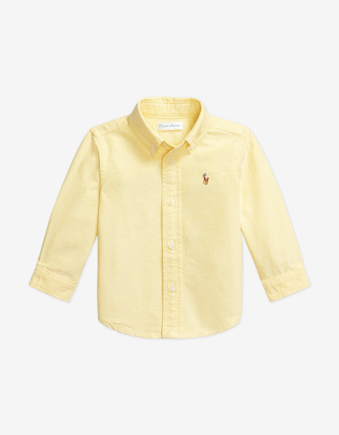 Baby Boys Classic Oxford Shirt in Yellow, 5 of 4