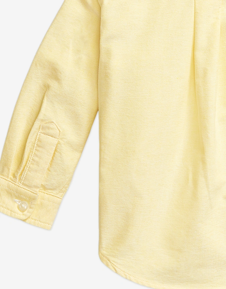Baby Boys Classic Oxford Shirt in Yellow
