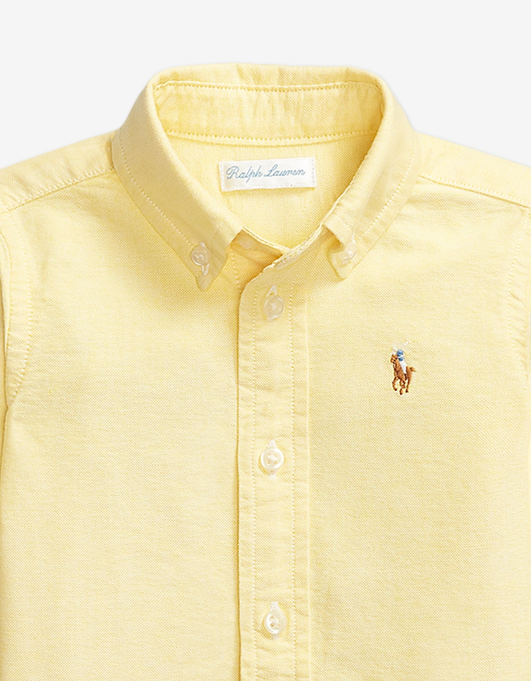 Baby Boys Classic Oxford Shirt in Yellow