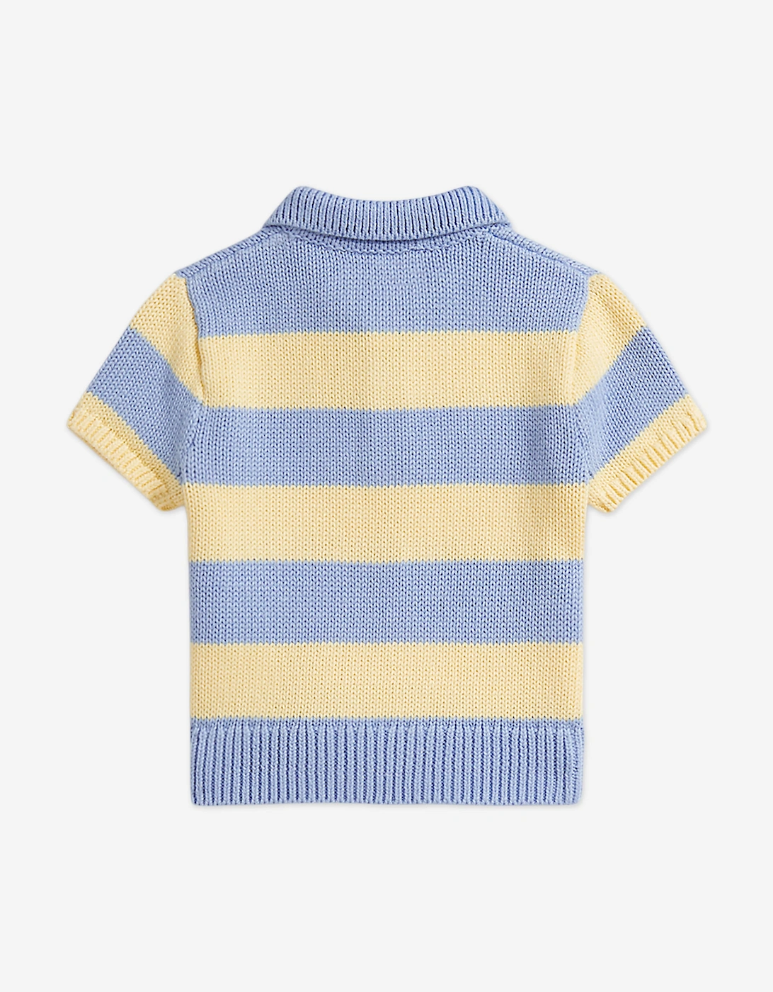 Baby Boys Striped Short Set in Yellow