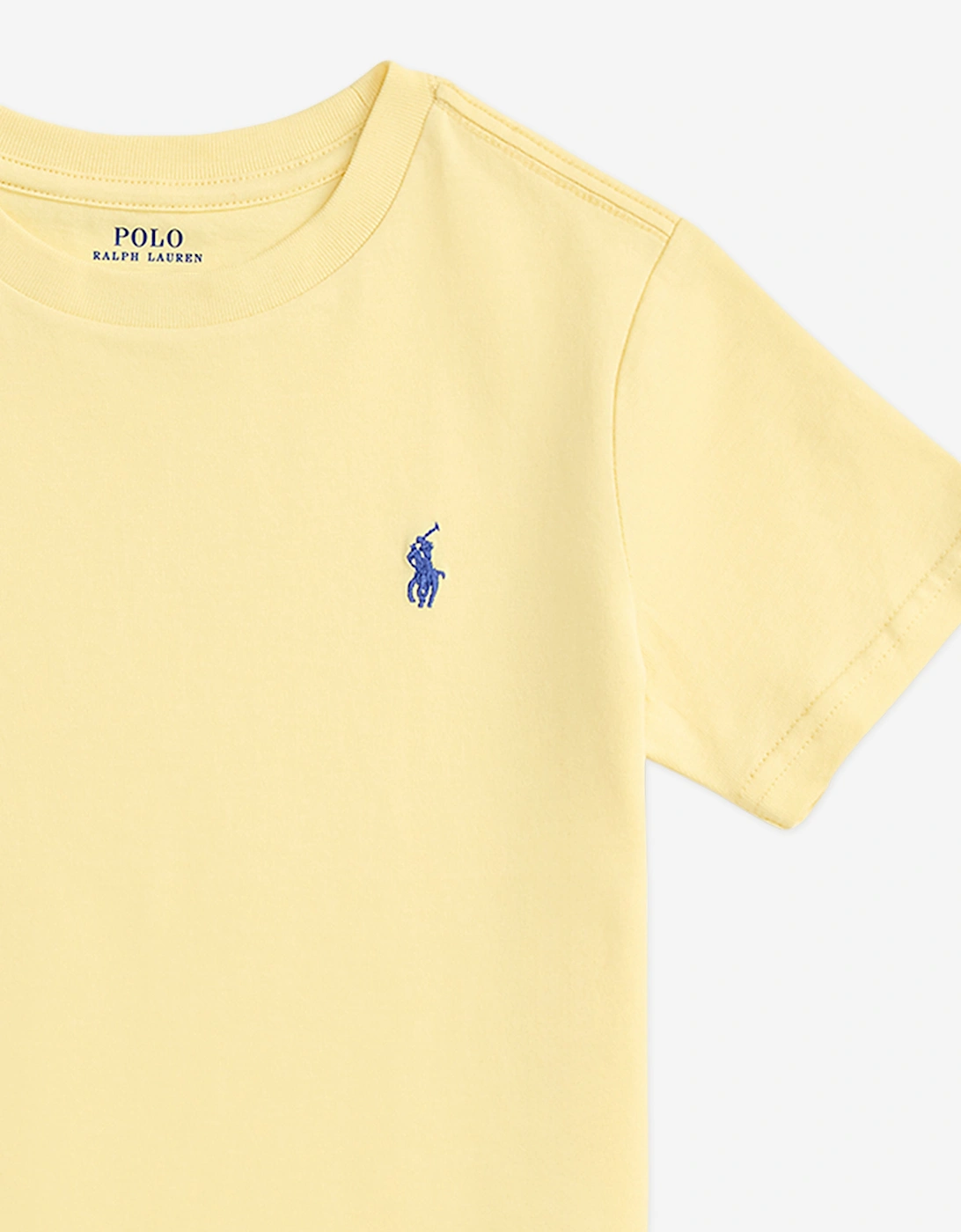 Boys Logo Jersey T-Shirt in Yellow