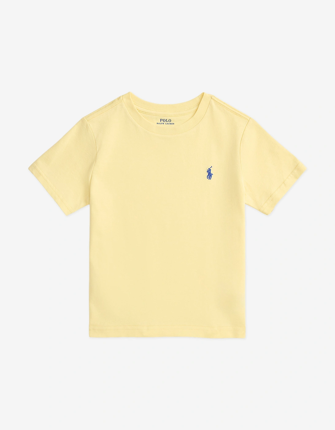 Boys Logo Jersey T-Shirt in Yellow, 5 of 4