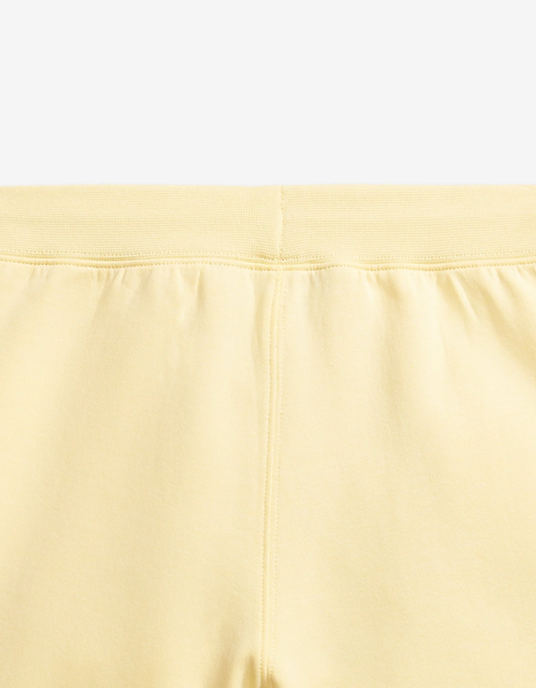 Girls Logo Shorts in Yellow