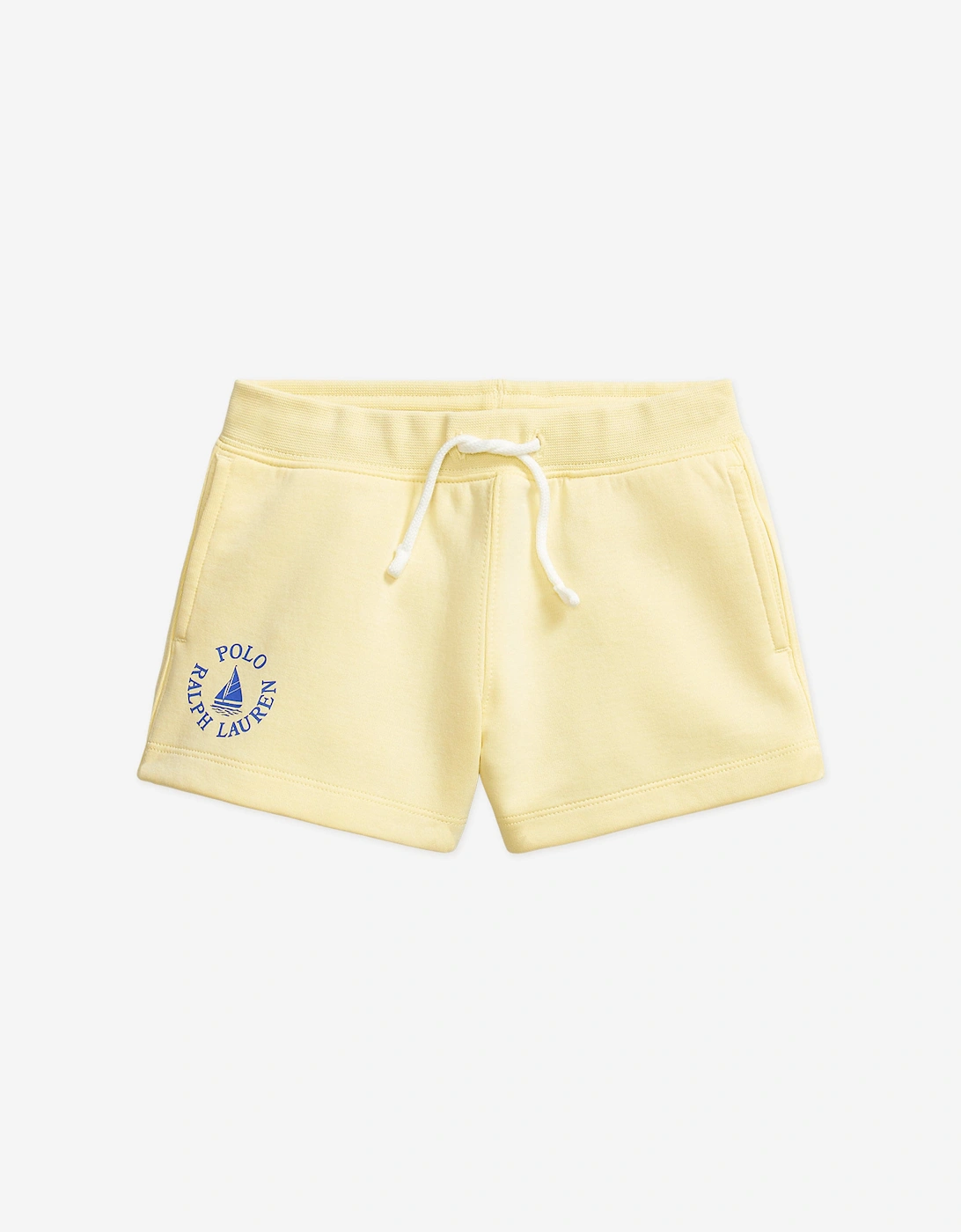 Ralph Lauren Girls Yellow Logo Shorts In  5 Years Size 5 Yrs Kids