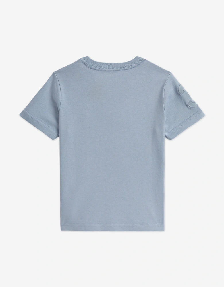 Boys Logo Jersey T-Shirt in Blue