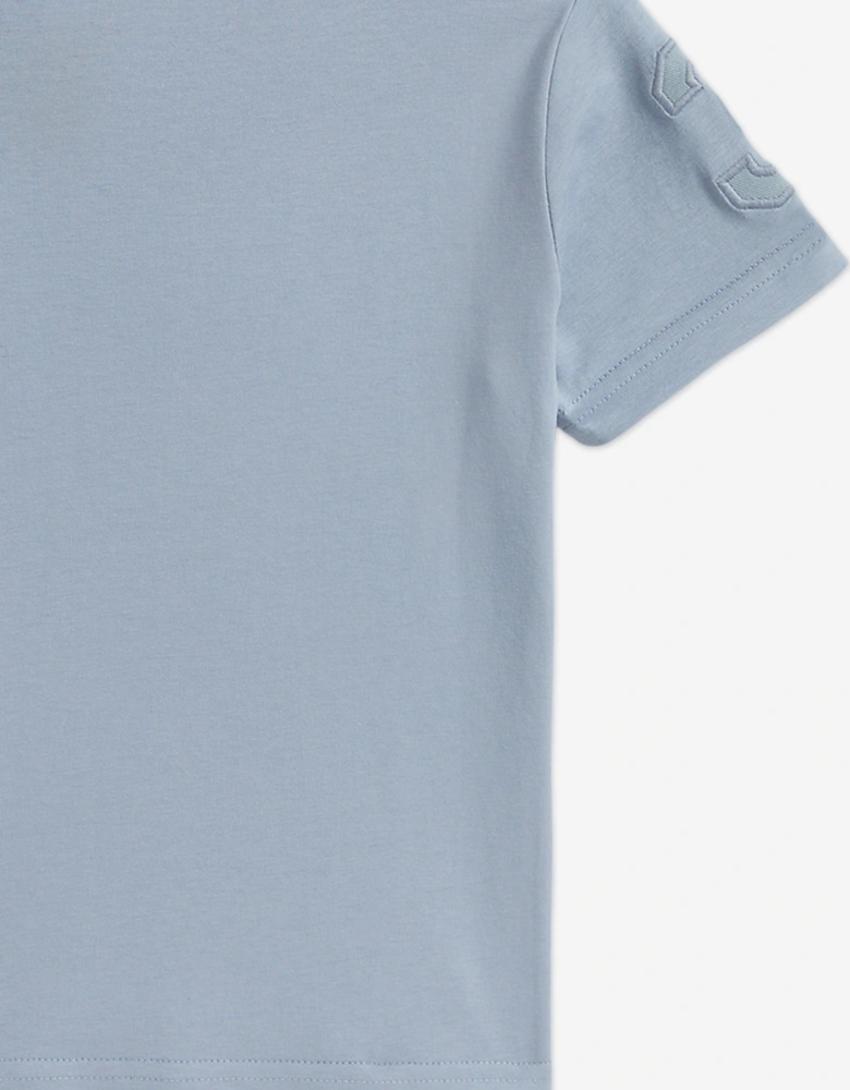 Boys Logo Jersey T-Shirt in Blue