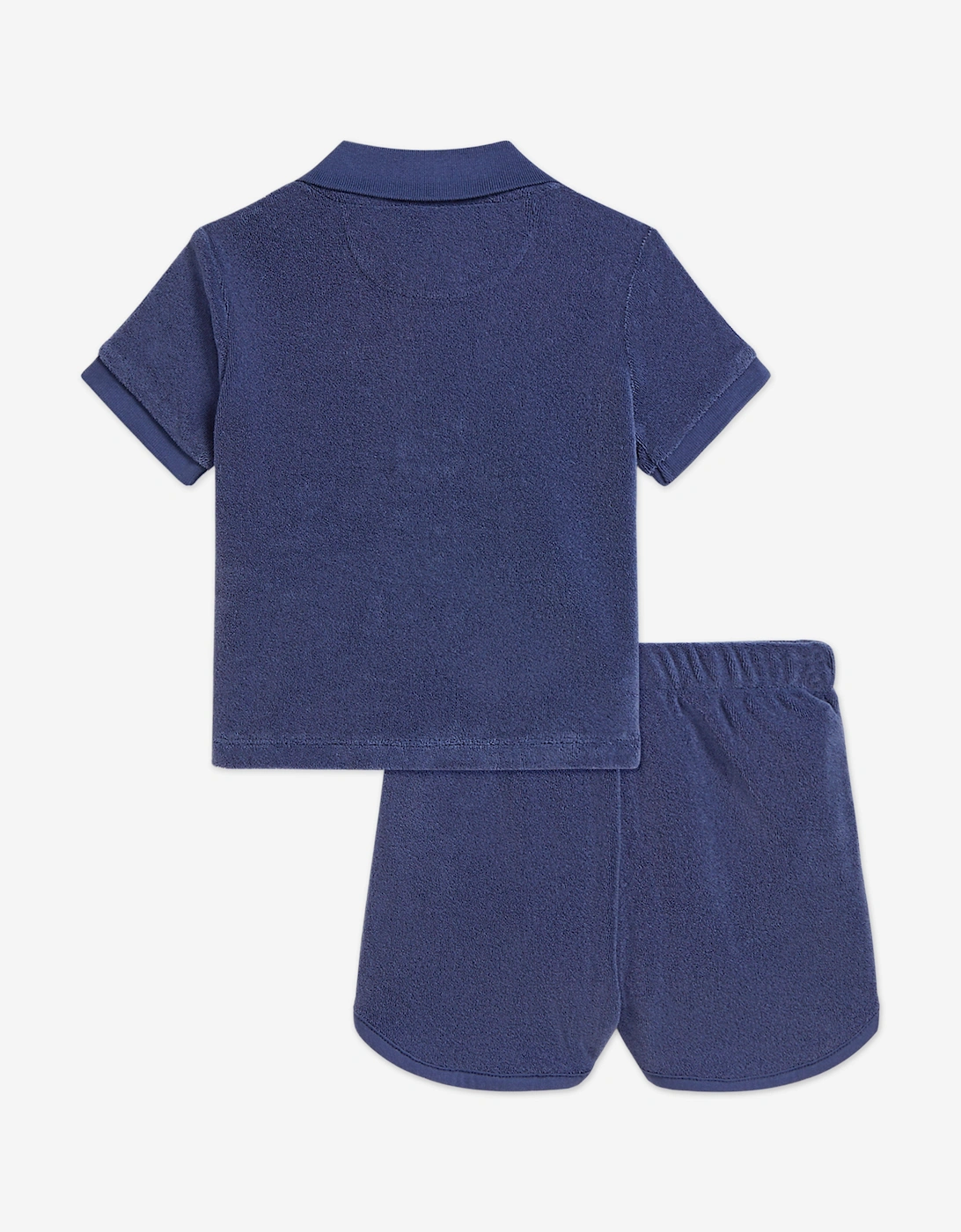 Baby Boys Logo Short Set in Navy