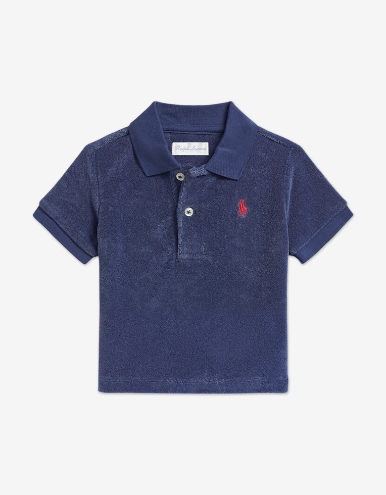 Baby Boys Logo Short Set in Navy