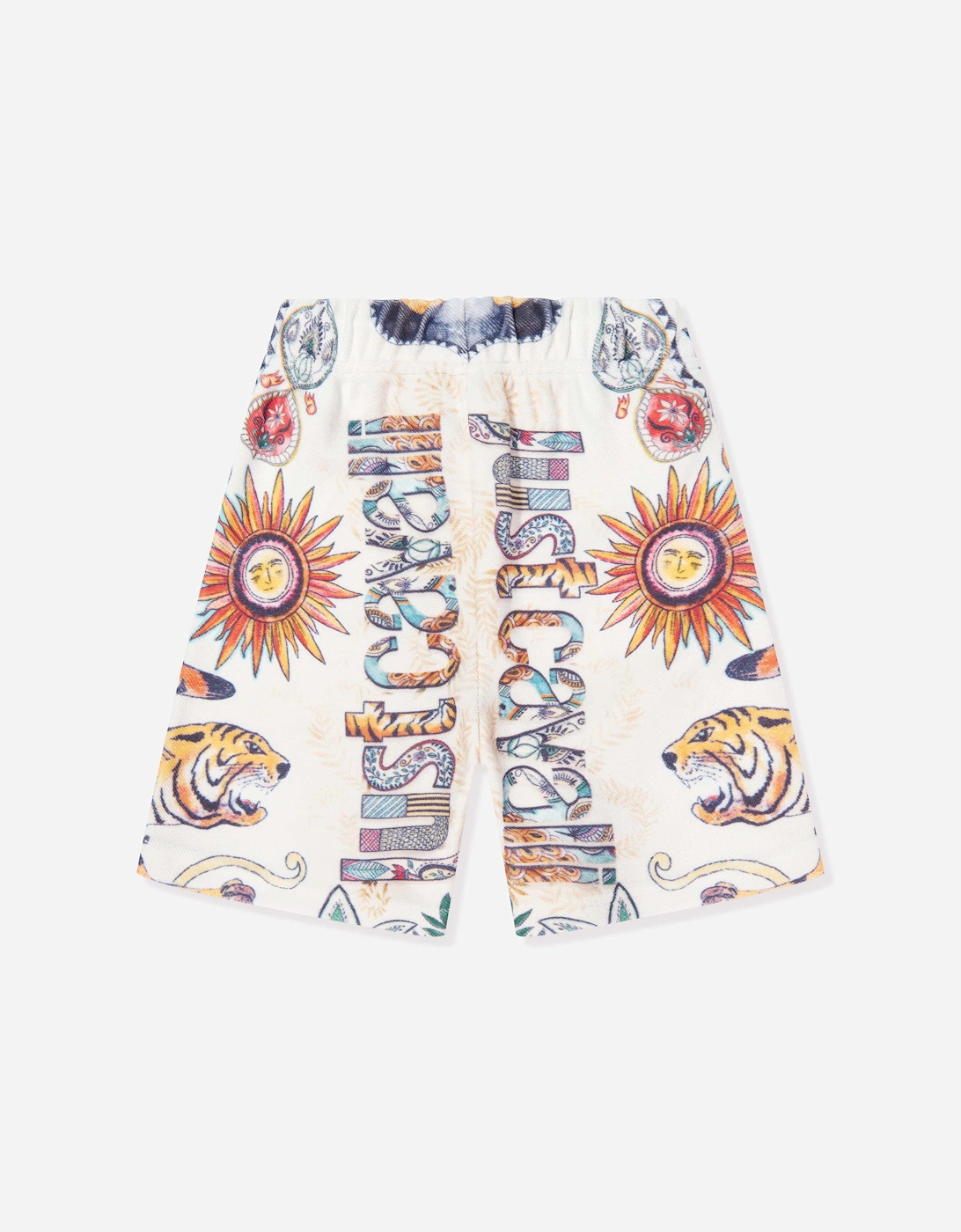 Kids India Digital Baxar Bermuda Shorts in Multicolour