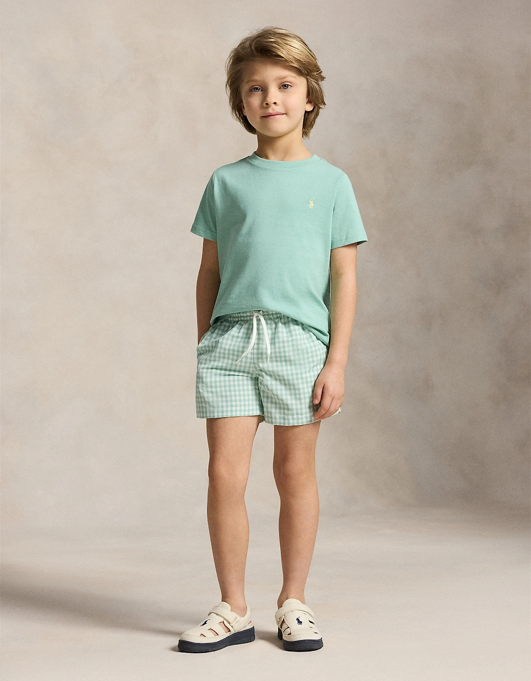 Boys Logo Jersey T-Shirt in Green