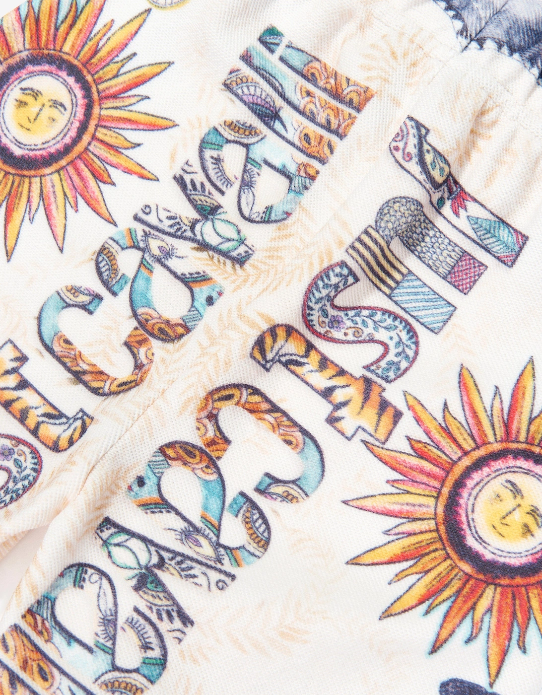 Kids India Digital Baxar Bermuda Shorts in Multicolour