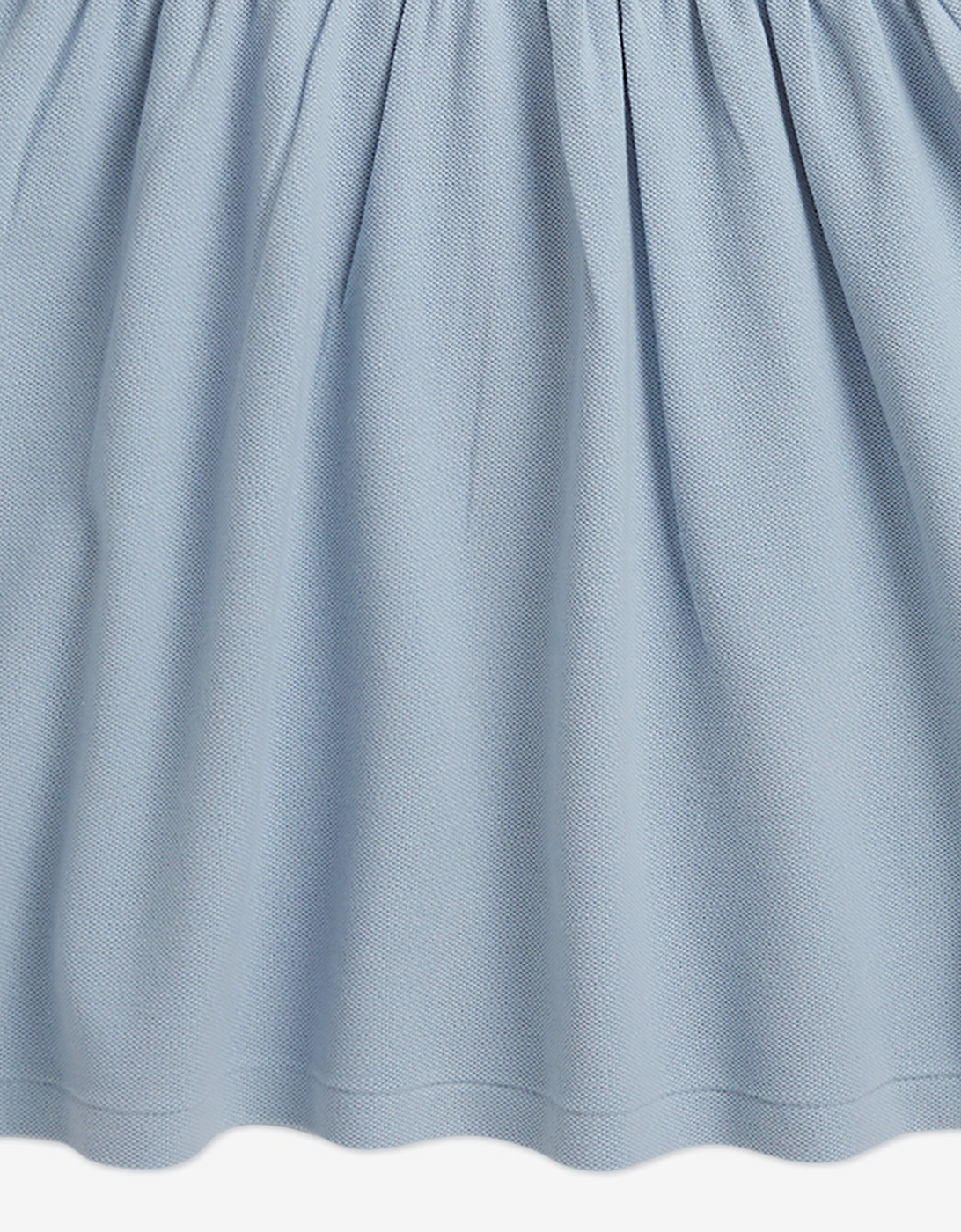 Girls Polo Waist Dress in Blue