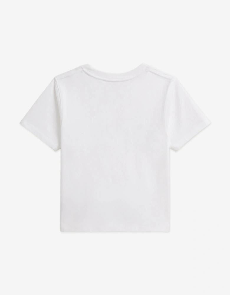 Girls Polo Bears T-Shirt in White