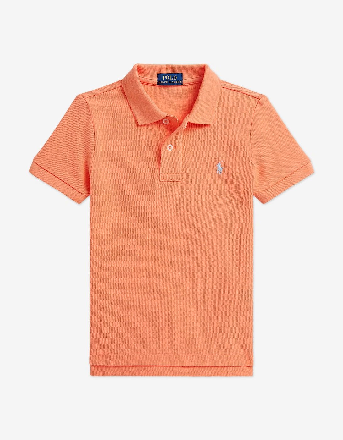 Boys Logo Polo Shirt in Orange, 5 of 4