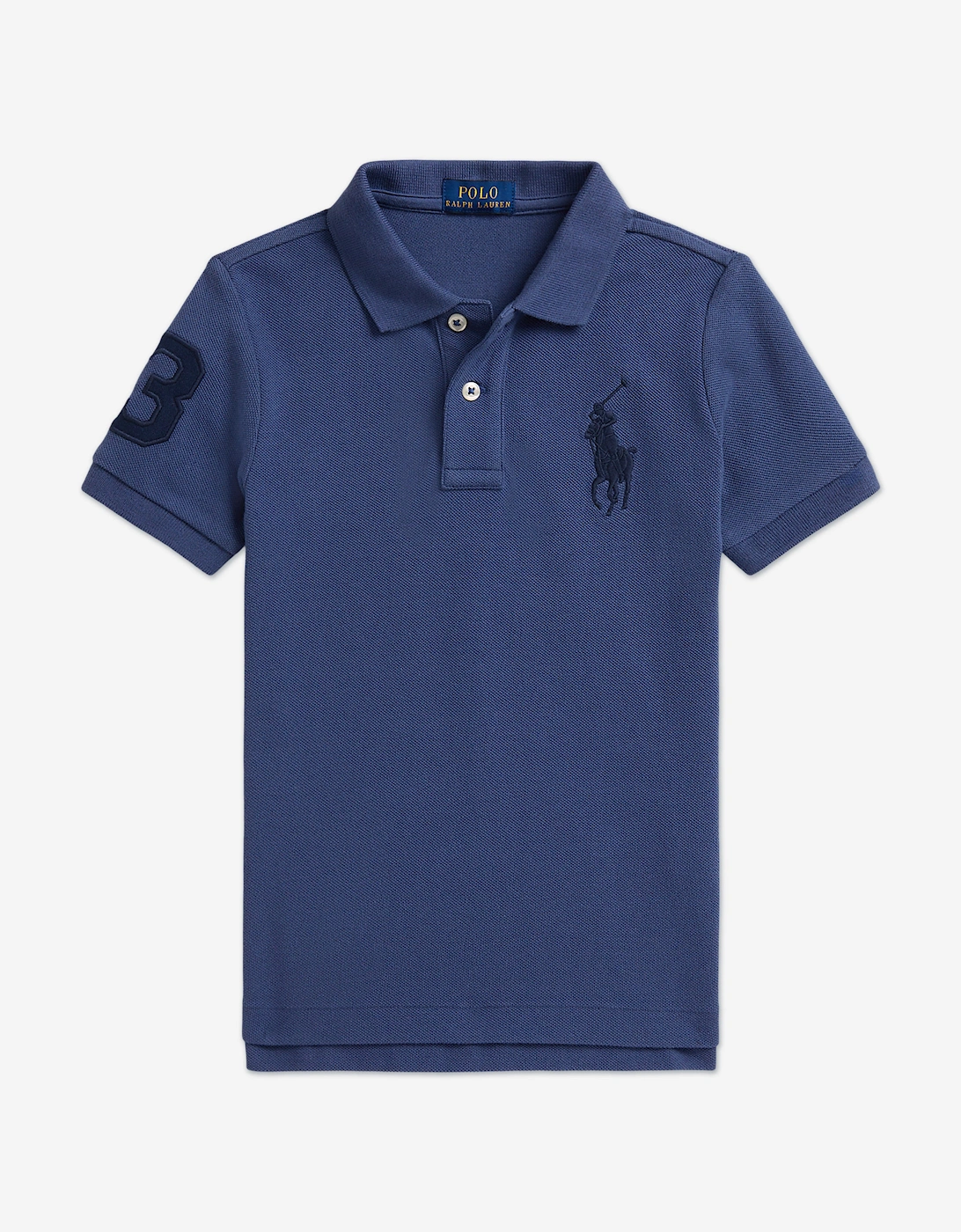 Ralph Lauren Boys Navy Logo Polo Shirt In  3 Years Size 3 Yrs Kids