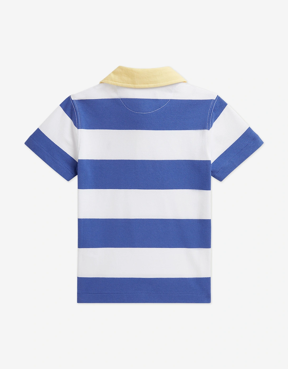 Boys Striped Jersey Rugby Top in Blue