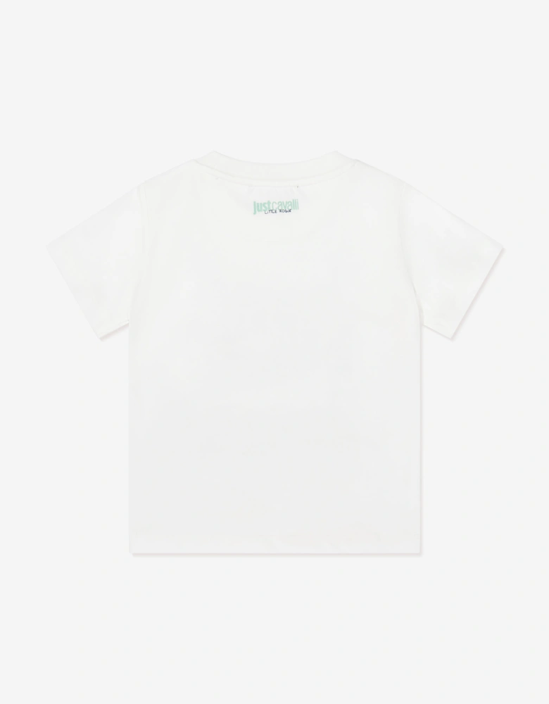 Kids Chakia Logo T-Shirt in Ivory