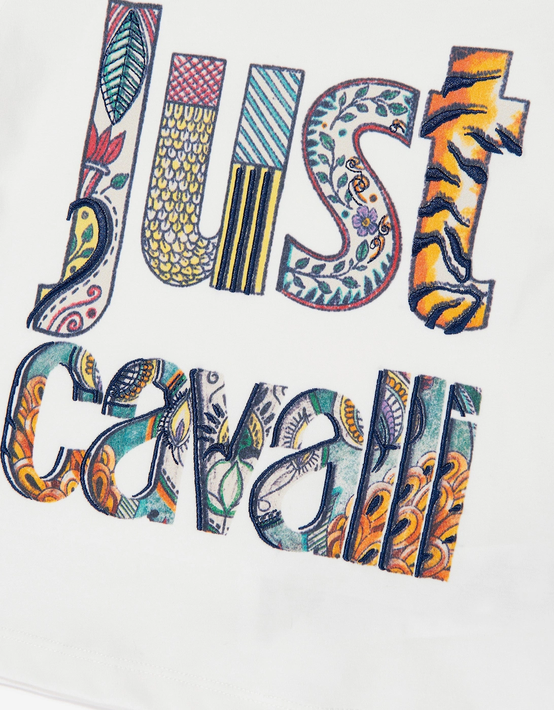 Kids Chakia Logo T-Shirt in Ivory