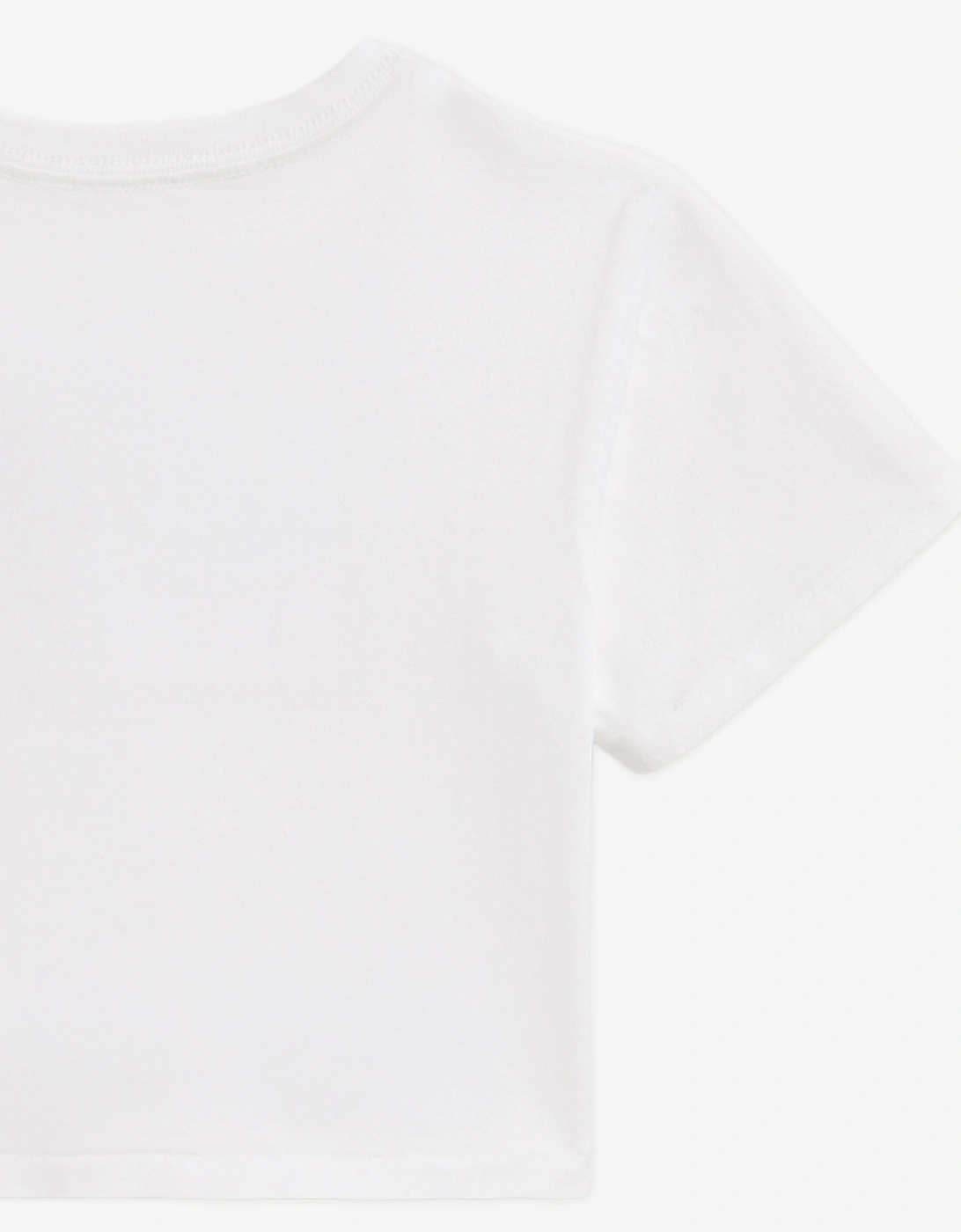 Girls Flag Jersey T-Shirt in White