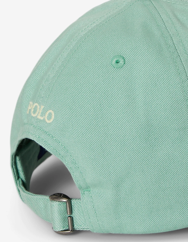 Boys Chino Twill Classic Sports Cap in Green