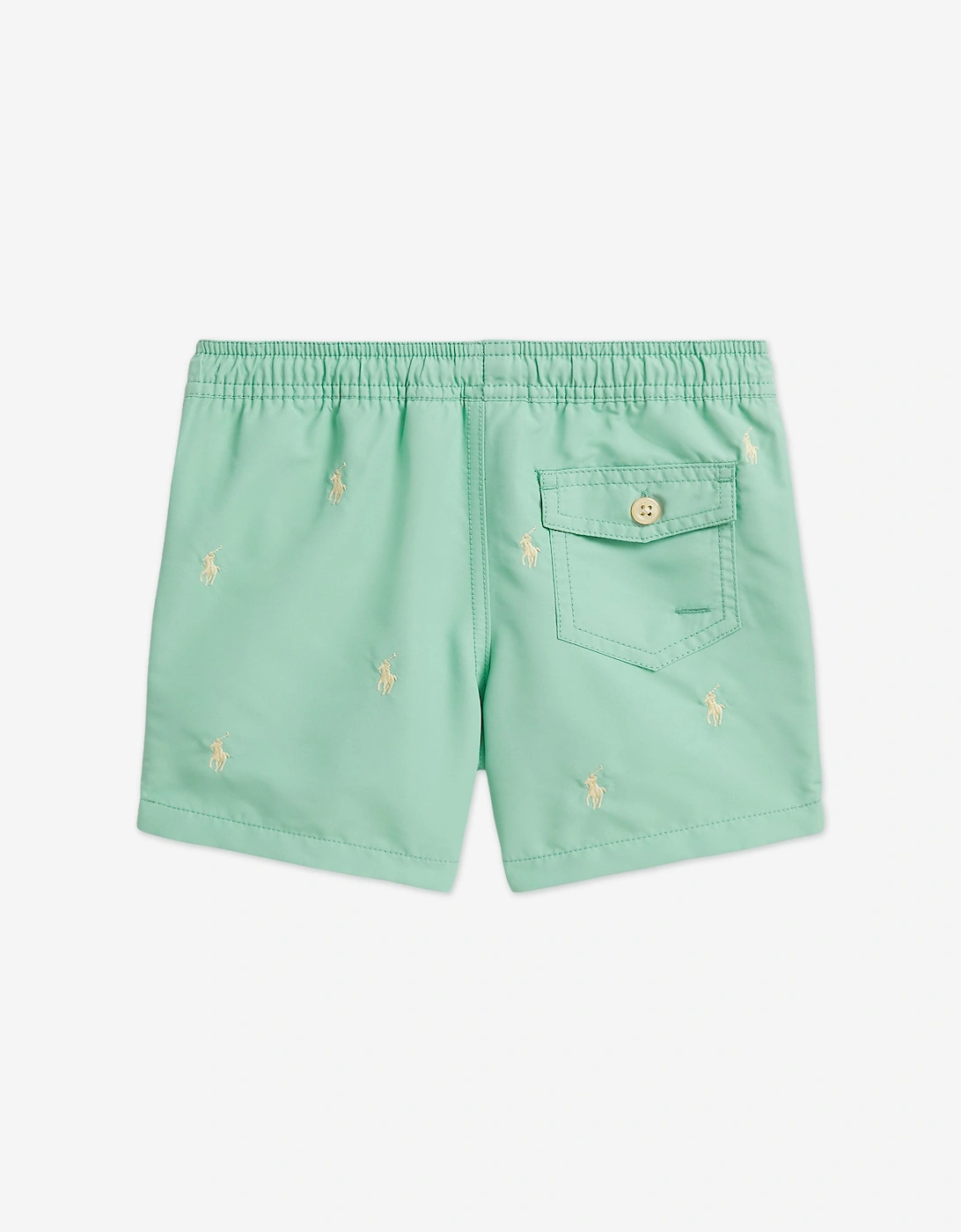 Boys Logo Swim Shorts in Green