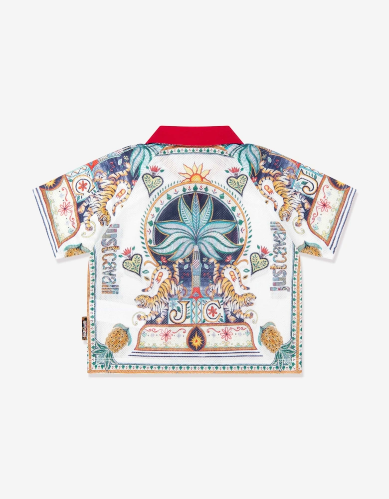 Kids Palm Ungrix Polo Shirt in Multicolour