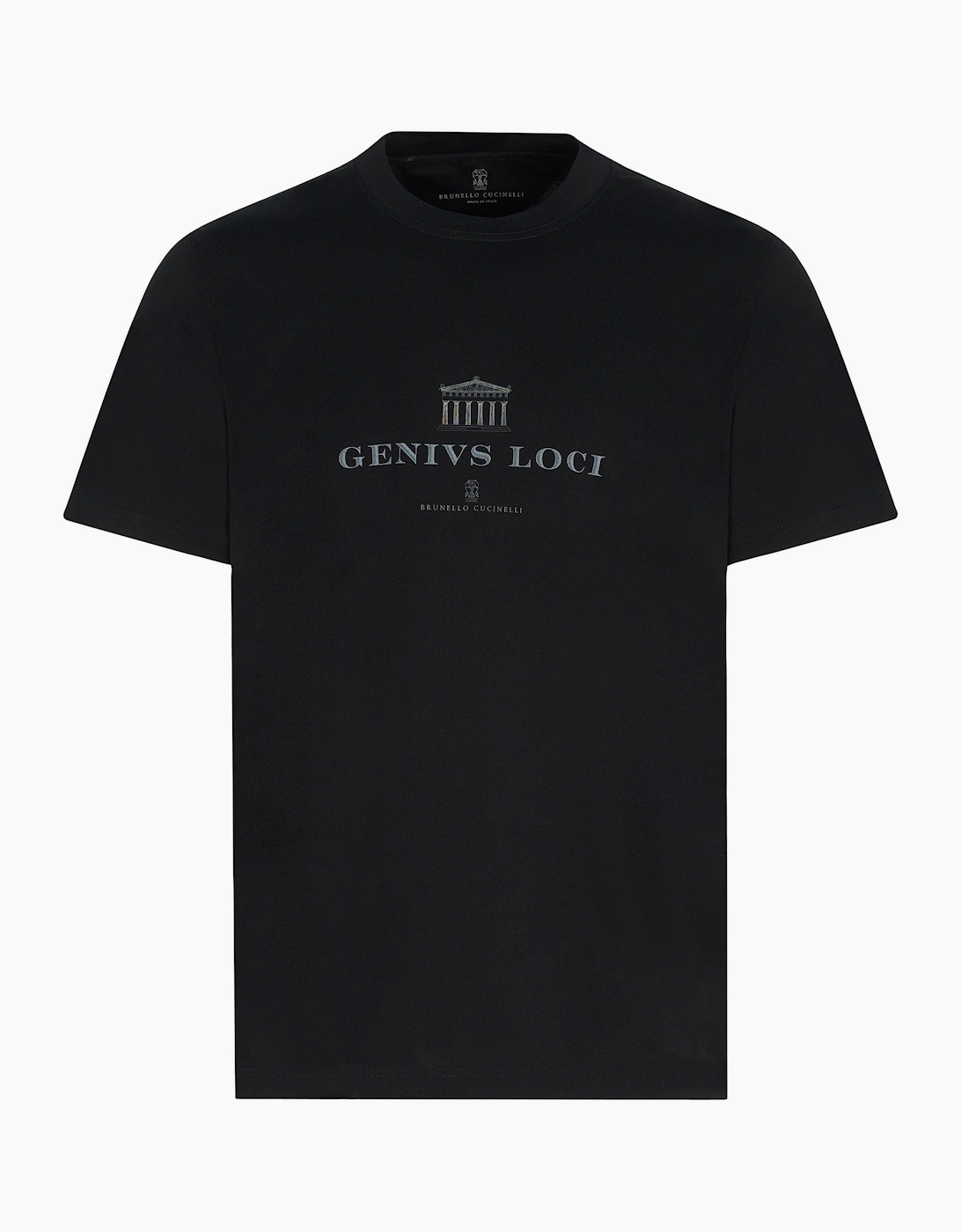 Brunello Cucinelli BRUNELLO CUCINELLI Men's Genvis Loci T-Shirt Black - Various