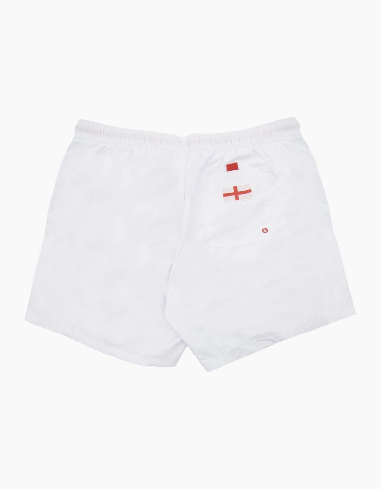 Football Fish 'England' Shorts White