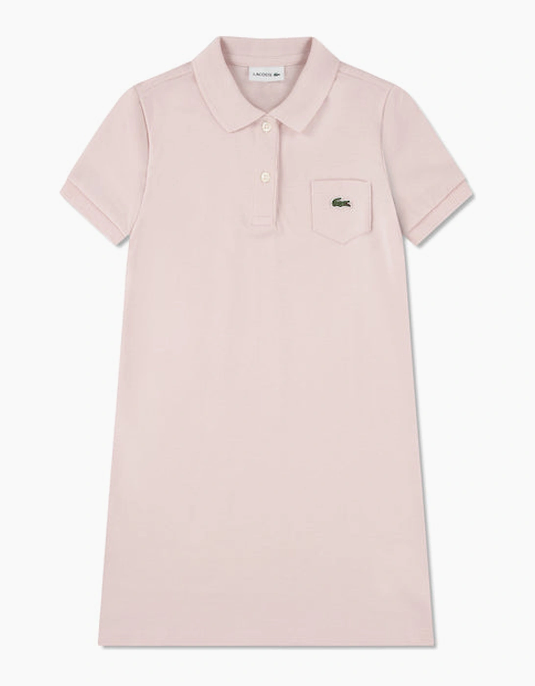 PINK PIQUE POLO DRESS 347066