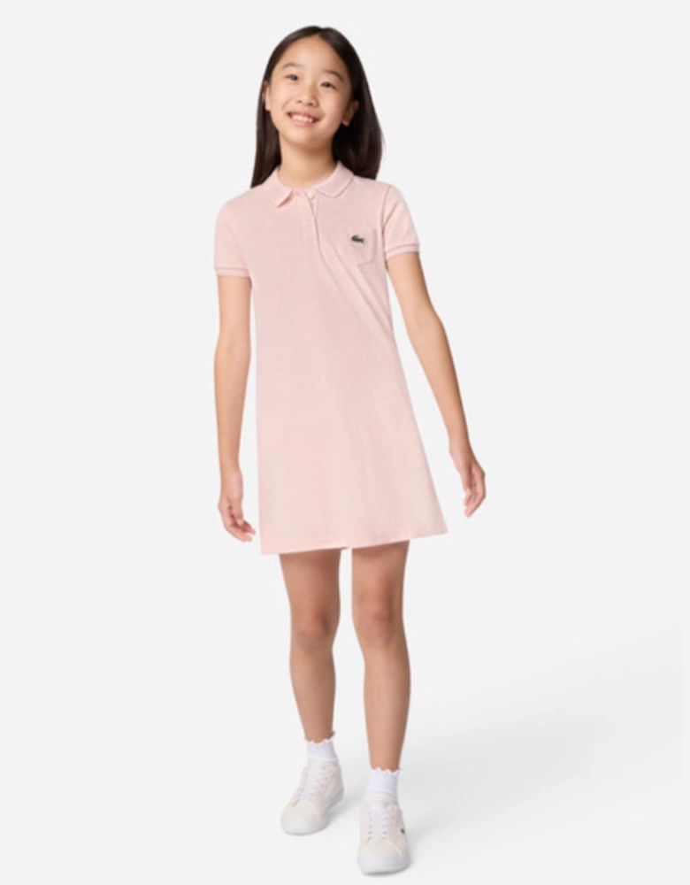 GIRLS/TEEN SALMON POLO DRESS 347066-NA5