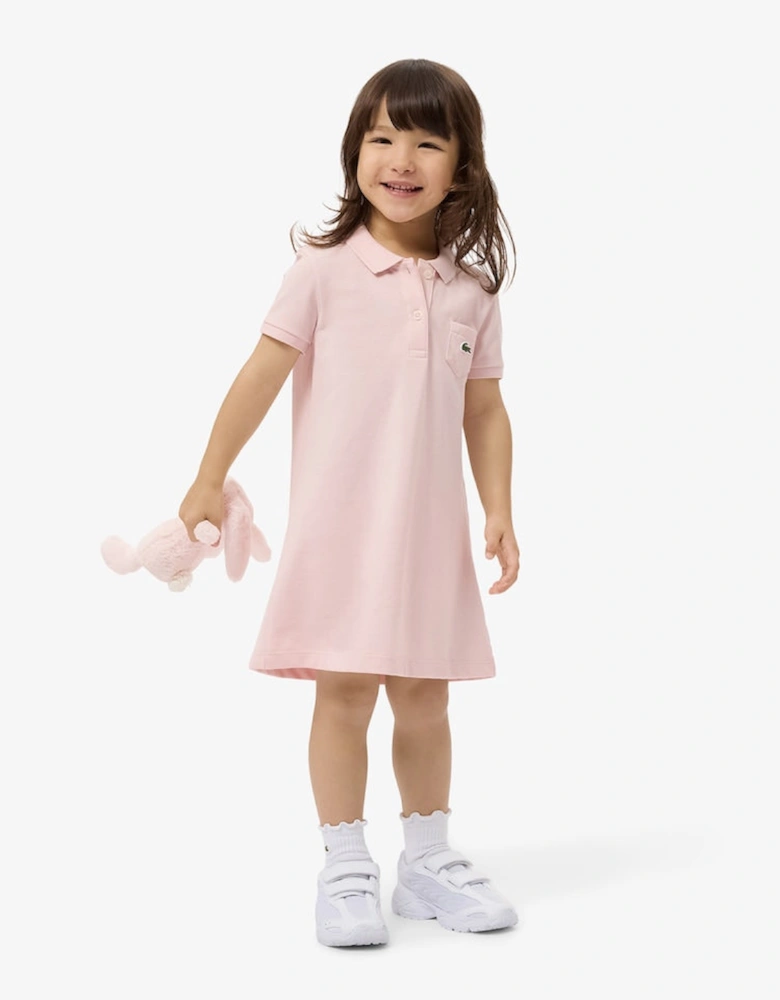 GIRLS/TEEN SALMON POLO DRESS 347066-NA5