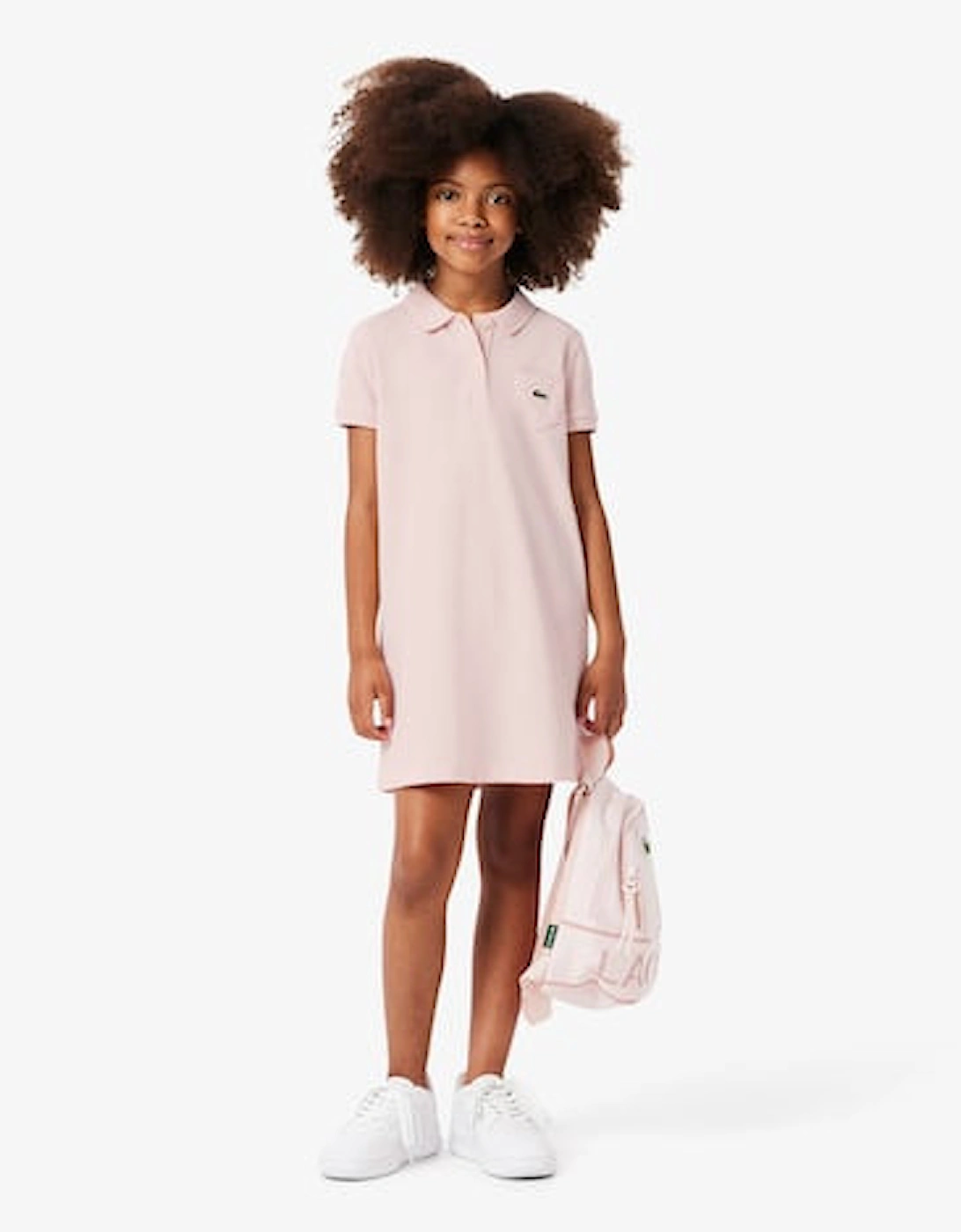 GIRLS/TEEN SALMON POLO DRESS 347066-NA5