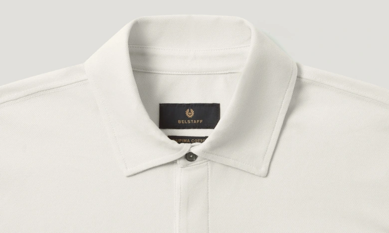 Curator Polo Shirt Silver Birch