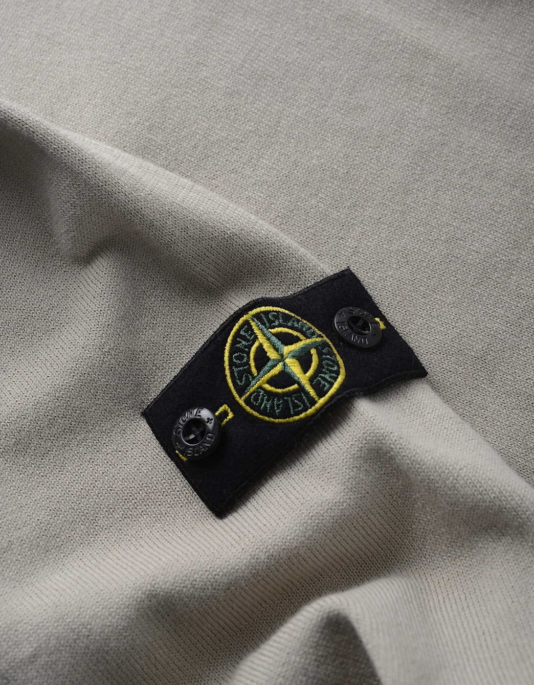 Kids Knitted LS Polo Beige